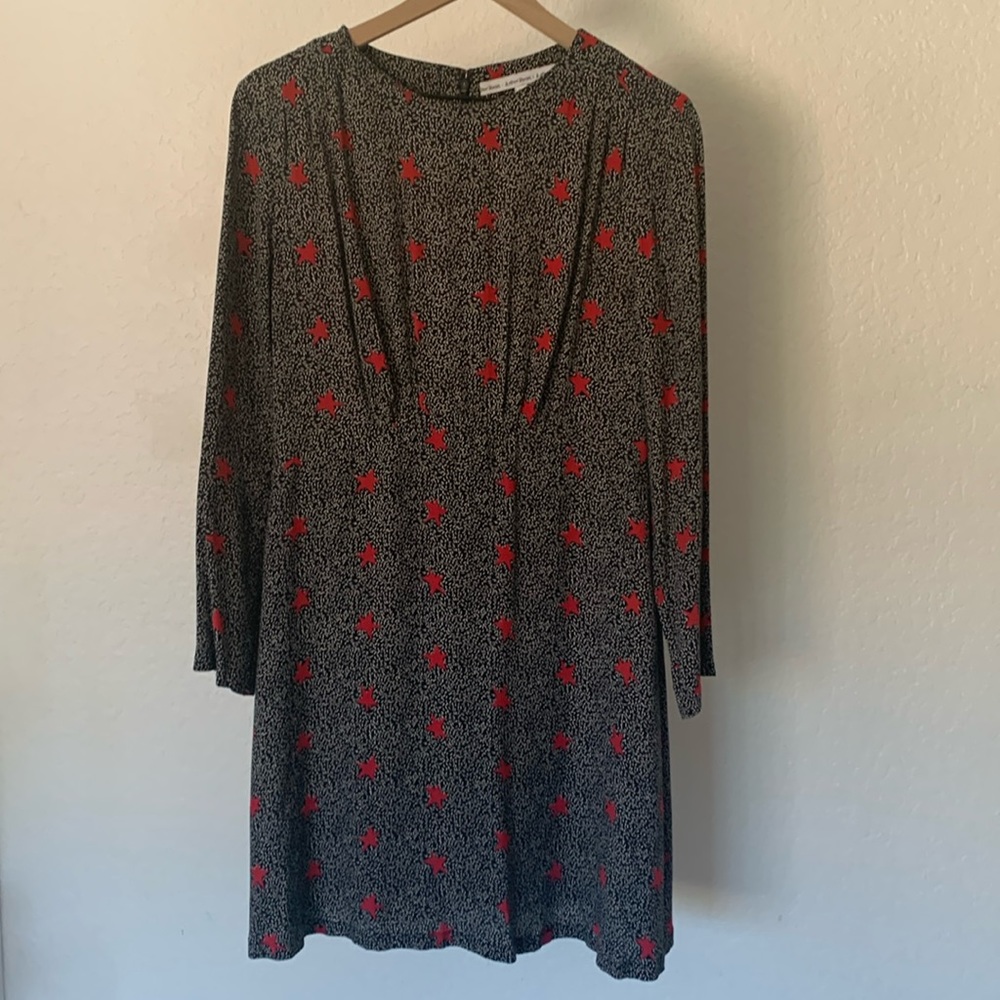 & other stories red star print dress